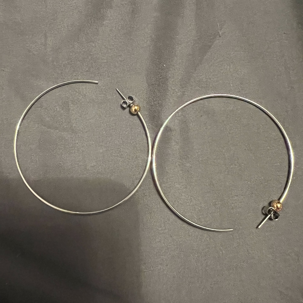 Original JENNY BIRD Icon hoops, large.